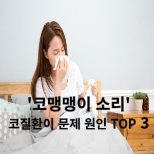 코맹맹이 소리 코질환이 문제 원인 TOP3 