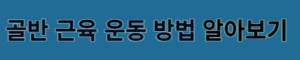 골반 근육 운동 알아보기