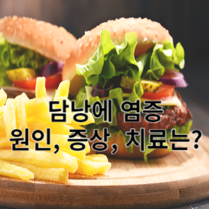 담낭에 염증 원인 증상 치료는?