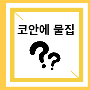 코안에 물집 ?